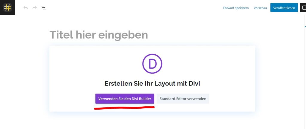 Blog Artikel mit dem Divi Builder erstellen