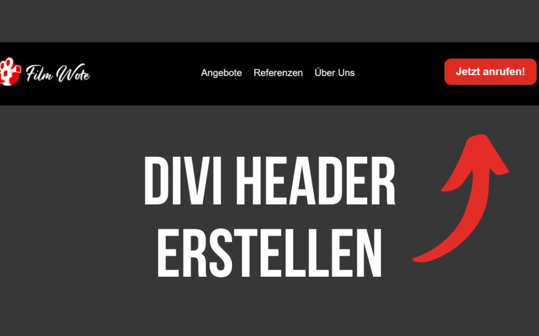 Divi Header (Menü) erstellen (inkl. responsivem Button)