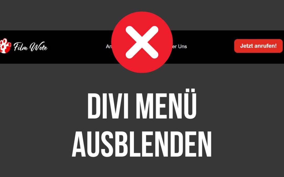 Divi Menü, Header & Footer ausblenden – Anleitung + Tipps
