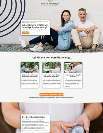 Referenz Screenshot Webseite - Beziehungskompass