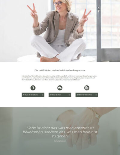 Referenz Screenshot Webseite - Corinna Starcke