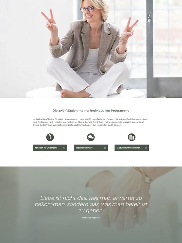 Referenz Screenshot Webseite - Corinna Starcke