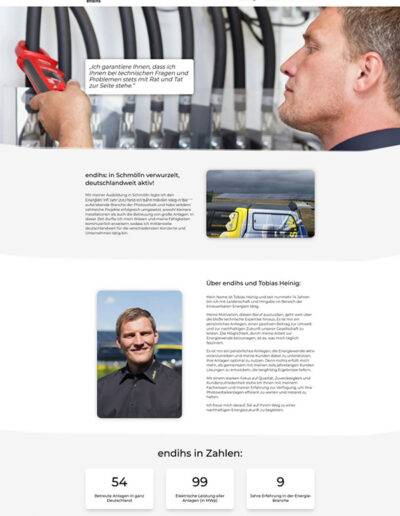 Referenz Screenshot Webseite - endihs
