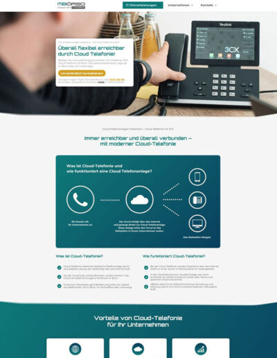 Webdesign für IT-Systemhäuser und IT Dienstleister 5 Referenz Screenshot Webseite - Mbörso