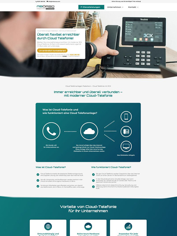 Referenz Screenshot Webseite - Mbörso